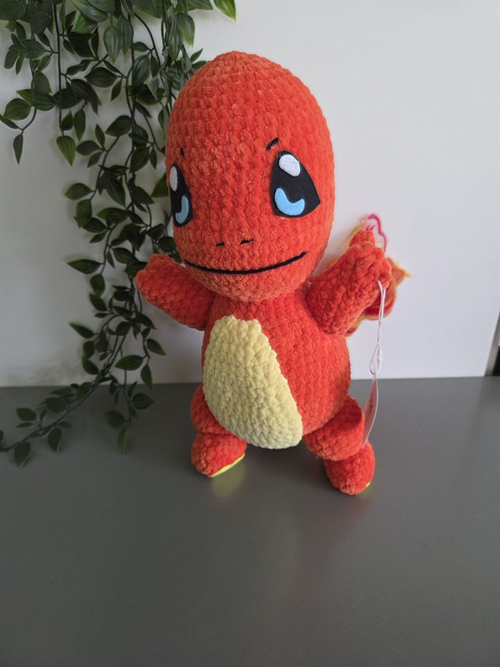 Gehaakte Charmander knuffel