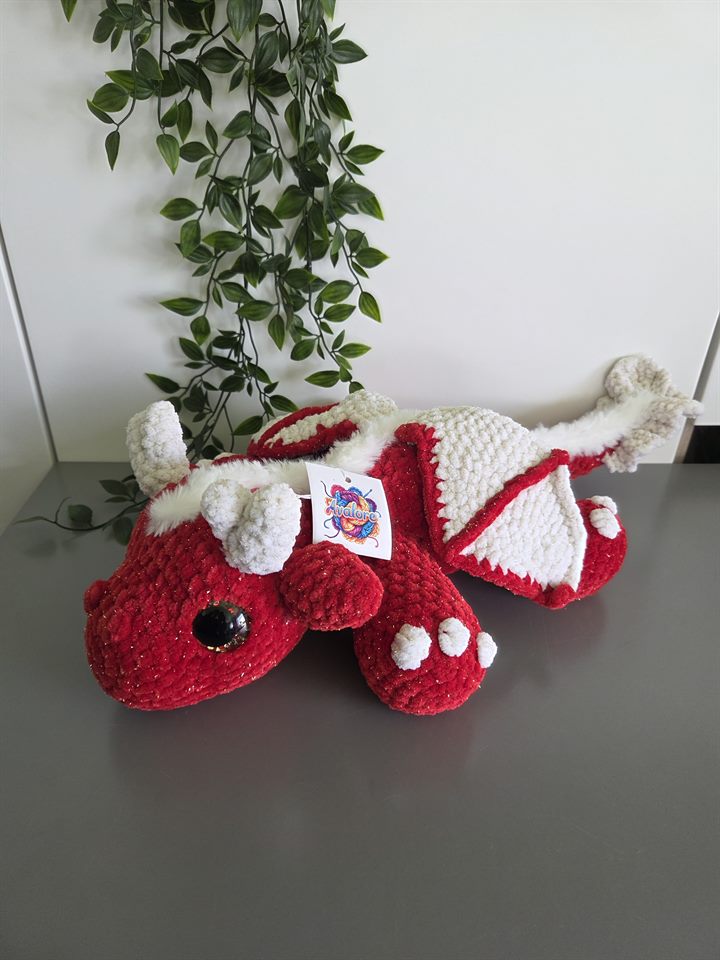Gehaakte draak knuffel