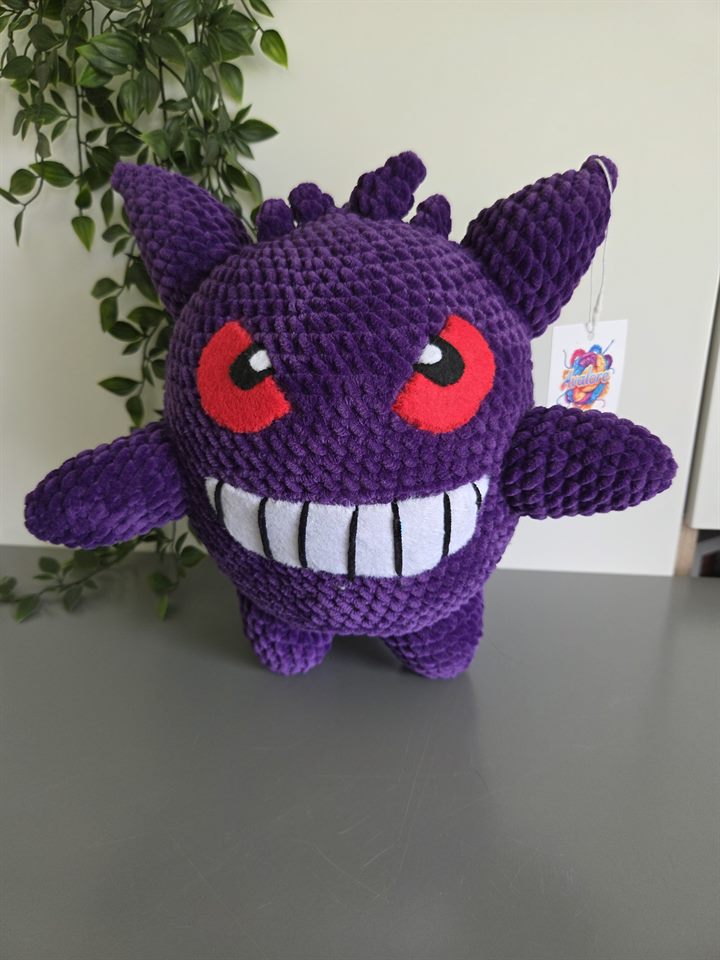 Gehaakte Gengar knuffel